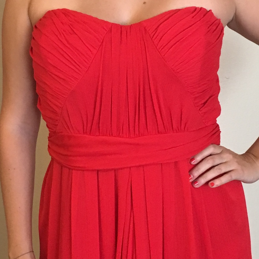 Badgley Mischka Faye Chiffon Gown NWT - Picture 5 of 9